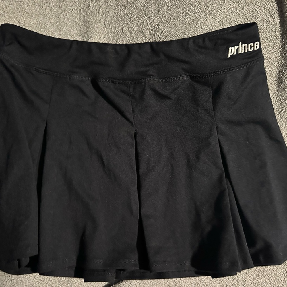 Prince Classic Black Pleated Skirt